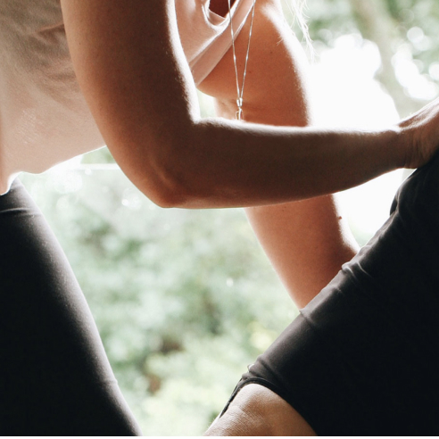 Erin Sprong yoga pose